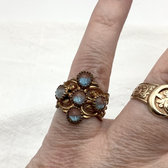 Antique 19th Century Saphiret Ladies Ring - Picture 4 of 7